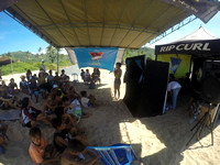 #FreeBaliDolphins puppet show at Ripcurl Kids Surf Competition, Lombok, Indonesia
